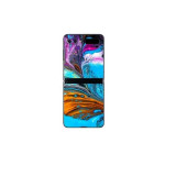 Cumpara ieftin Set Folii Skin Acoperire 360 Compatibile cu Samsung Galaxy Z Flip - Wraps Skin Printing Royal Aquatic, Oem