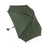 Umbrela parasolara carucior copii UV 80+, 80 cm, reglabila, verde Reer