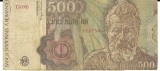 Bancnota 500 lei 1991 - Romania