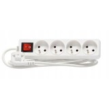 Prelungitor cu 4 prize si &icirc;ntrerupator, cablu 3x1.5 mm&sup2;, 3 m, Rebel