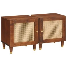 vidaXL Mese de noptieră 2 pcs 40 x 33.5 x 46 cm 4018877