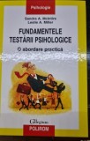 FUNDAMENTELE TESTARII PSIHOLOGICE - SANDRA A. MCINTIRE