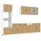 Set dulap de bucatarie 7 piese &bdquo;Kalmar&rdquo; stejar artizanal lemn