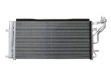 Condensator climatizare Hyundai I30 (PD), 11.2016-, motor 1.0 T-GDI, 88 kw; 1.4 T-GDI, 103 kw benzina, , full aluminiu brazat, 605(570)x290x16 mm, cu