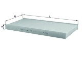 MAHLE LA 252 Filtru, aer habitaclu