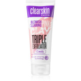 Avon Clearskin Blemish Clearing demachiant cu efect de peenling impotriva acneei 75 ml