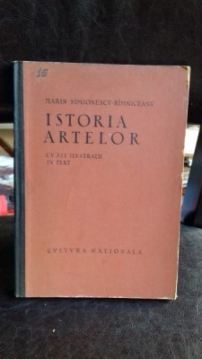 ISTORIA ARTELOR - MARIN SIMIONESCU RIMNICEANU foto