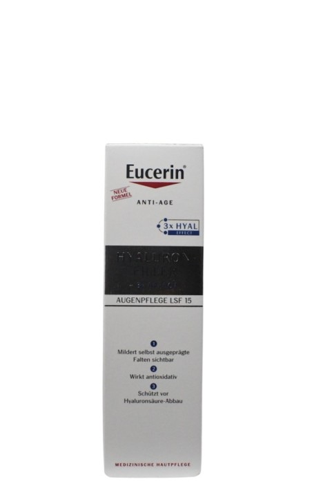 Crema pentru conturul ochilor Eucerin Hyaluron-Filler, 15 ml