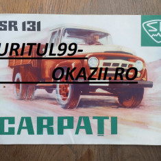 SR 131 CARPATI, PLIANT RECLAMA DE EPOCA