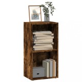 Biblioteca Gossi Stejar Fumuriu 40x30x77 cm Lemn Prelucrat Rafturi Depozitare Living Birou