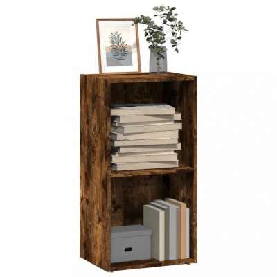 Gossi biblioteca, stejar fumuriu, 40x30x77 cm, lemn prelucrat foto