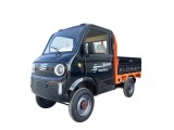 Pickup Electric Utilitar Blade Cargo Pro 12 3000W, 72V 100Ah, 800 kg, Negru/Portocaliu