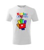 Tricou Personalizat Alb Number blocks pentru Copii 2