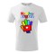 Tricou Personalizat Alb Number blocks pentru Copii 2