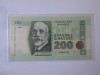 Grecia 200 Drahme 2015 UNC,bancnotă specimen emisiune privată ediție limitată