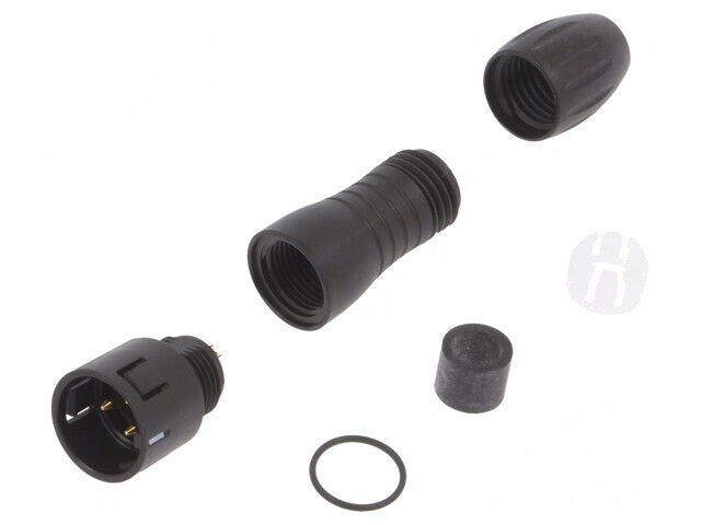 Conector Circular Mufă Tată 3 Pin Snap-In