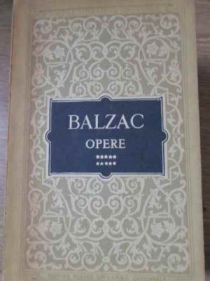 OPERE VOL.10 VERISOARA BETTE-HONORE DE BALZAC foto