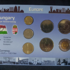 Seria completata monede - Hungary 1996-2006 , 7 monede