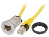 Soclu RJ45 22mm IP20 Argintiu