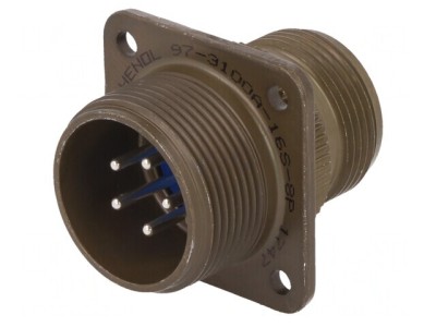 Conector Circular 16S 97 Aluminiu Oliv foto
