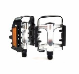 Pedale Bicicleta Aluminiu 100x86mm, Filet 9/16&quot; (14mm), MTB, Trekking, Cross, Jet 858, 294g