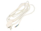 Cablu electric PVC 3x1.5mm2 cu ştecăr unghiular CEE 7/7 E/F
