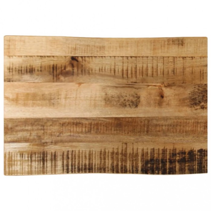 vidaXL Blat de masă contur organic 60x40x2,5 cm lemn masiv mango brut 370656
