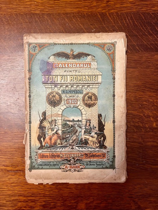 N. D. Popescu, Calendarul pentru toți rom&acirc;nii pe anii 1890
