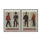 Canada 1983 - uniforme militare, serie neuzata