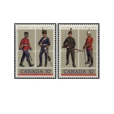 Canada 1983 - uniforme militare, serie neuzata