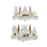 Cumpara ieftin Decoratiune - LED Music House - Wooden Figure - mai multe modele | Kaemingk