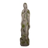 Cumpara ieftin Figurina Fecioara Maria polirasina bej verde 15x15x67 cm