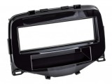 Rama Radio 1 DIN ACV Toyota Aygo Citroen C1 Peugeot 108 Negru Lucios 2014-2021 Adaptor Montaj Sistem Audio Auto MA90018