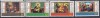 DB1 Bahamas 1974 Pictura Religioasa Craciun 4 v . MNH, Nestampilat
