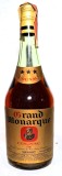 rare cognac GRAND MONARQUE, IMP- UNICOOP, ITALY Cl 75 GR. 40 ANII 1970/80