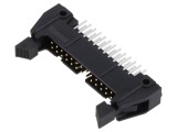 Soclu IDC Tată 26 Pin Drept cu Ejector Scurt Aurit 5A THT