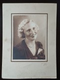 PM484N Portret de femeie, studio Filler, Bălți, Basarabia, 1937
