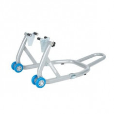 Stand Moto 17 inches; for motorcycles; roata față, lifting capacity: 250 kg, mobile, colour: Silver, material: Steel