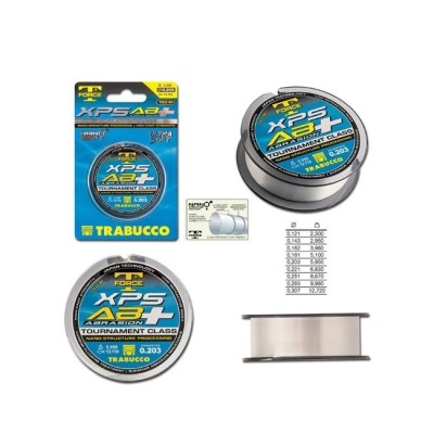 Fir monofilament Trabucco TF XPS Abrasion Plus 0,12mm/2,30kg/150m foto