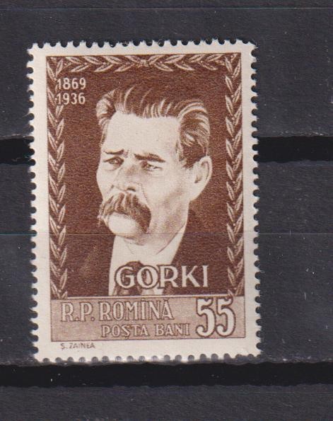 20 DE ANI DE LA MOARTEA LUI MAXIM GORKI 1956 LP. 416 MNH