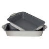 Set 2 Tavi Cuptor Berlinger Haus BH 7650, Aspen, Otel Carbon Antiaderent, Gri, 36/40.5 cm