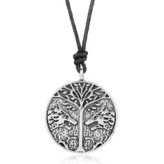 Lant / Colier copacul vietii noroc vikingi celtic foto