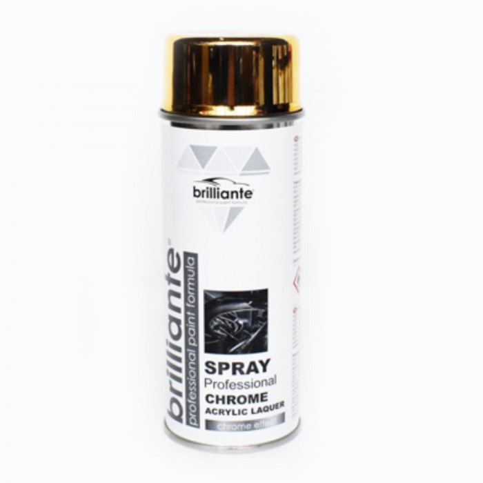 Vopsea spray crom auriu Brilliante, 400ml