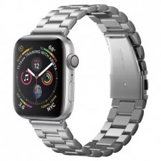 Curea Ceas Apple Watch 1 2 3 4 5 6 7 8 SE Ultra (42 44 45 49 mm) Spigen Modern Fit Silver
