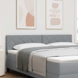 Tăblie cu Design Blocuri de Diamant Gri Deschis de 180 cm