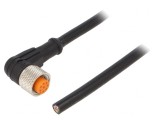 Cablu de conectare M12 8-Pin unghi 2m IP67 30VAC 2A