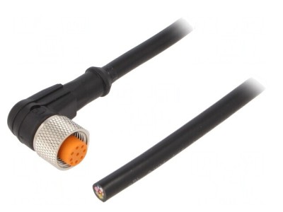 Cablu de conectare M12 8-Pin unghi 2m IP67 30VAC 2A foto