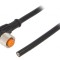 Cablu de conectare M12 8-Pin unghi 2m IP67 30VAC 2A