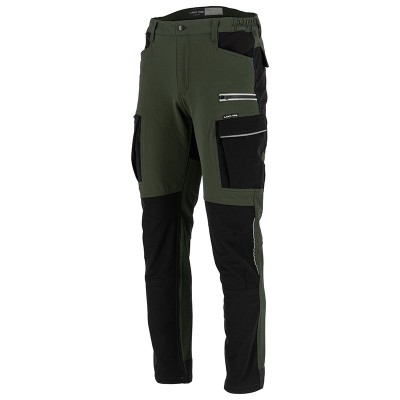 PANTALON LUCRU SLIM-FIT-FLEXIBIL / KAKI - L foto