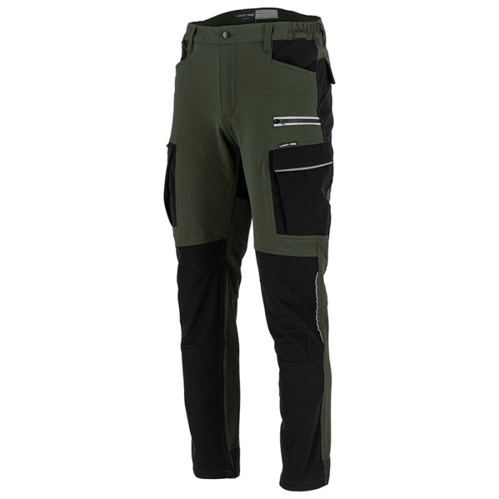 PANTALON LUCRU SLIM-FIT-FLEXIBIL / KAKI - L